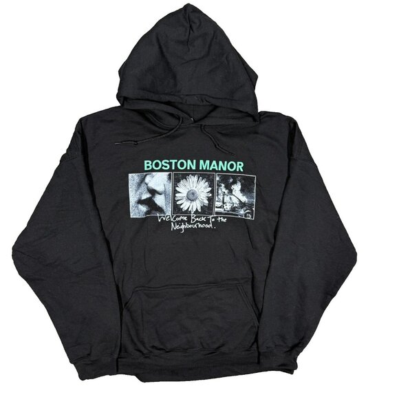 Boston Manor Welcome Back To The Neighborhood Hoodie Band Merch XXL - Picture 1 of 7